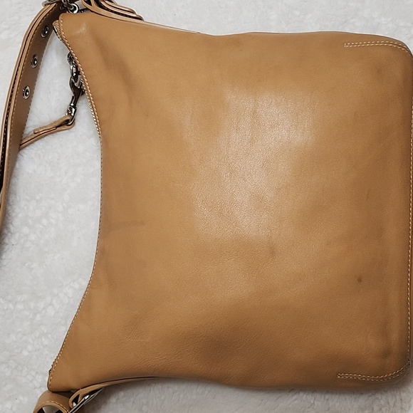 Vintage Coach Legacy slim shoulder crossbody/Hobo bag tan leather - Picture 11 of 16
